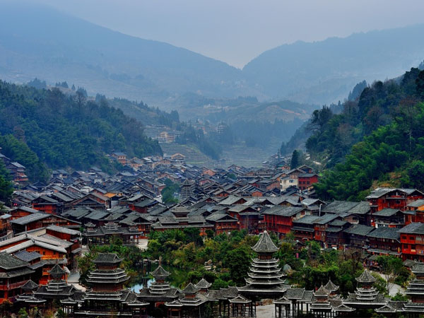 5 Days Tour Zhaoxing-Huangguoshu Waterfalls
